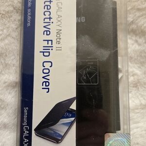 Samsung Galaxy Note II Protective Flip Cover OEM New In Box Titanium Grey